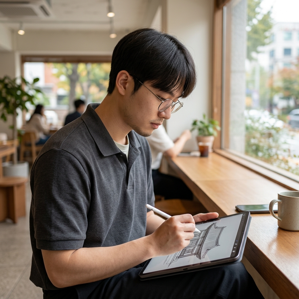 매일 가는 단골 카페, 그림으로 남겨보세요…감성 일러스트 입문 방법은?