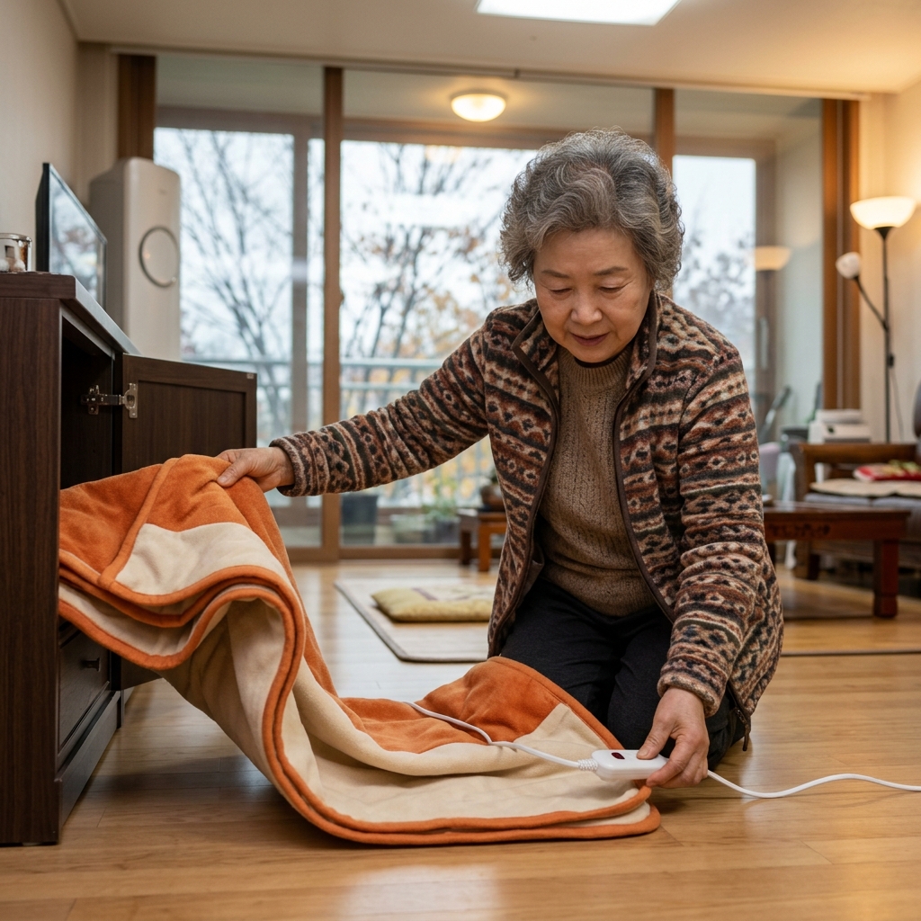 작년 전기장판, 꺼내자마자 바로 켰다가 생긴 일