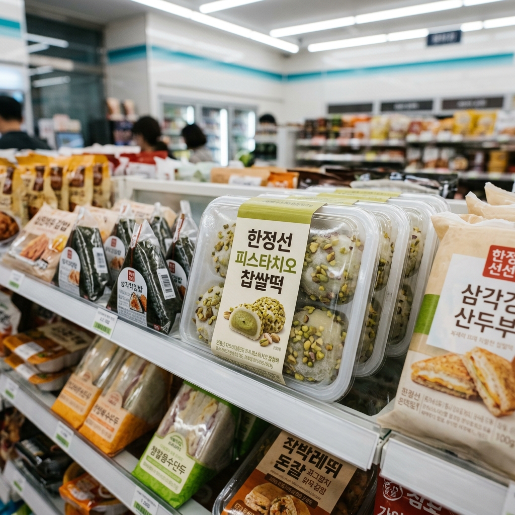 GS25 한정선 피스타치오 찹쌀떡, 요거트 찹쌀떡 흥행 이어간다