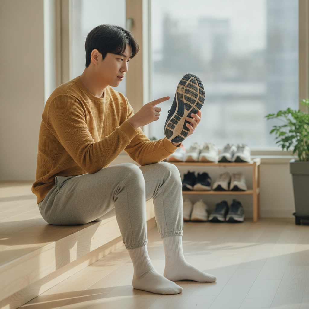 뒤꿈치 안쪽만 닳는 신발, 골반 정렬 확인 신호일 수 있다