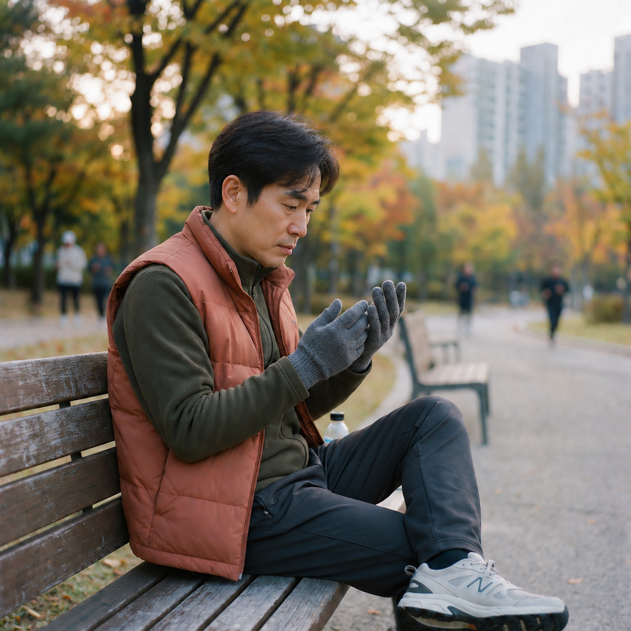 아침 야외운동 때마다 손끝이 하얗게 변하는 이유?