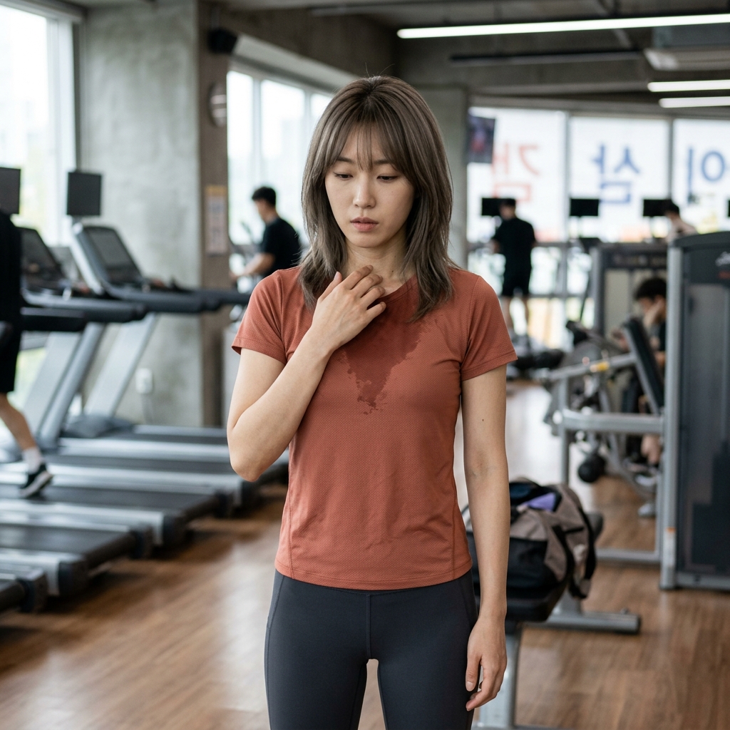선선한 날에도 운동 뒤 오돌토돌…땀 배출 막히는 옷 속 환경이 원인
