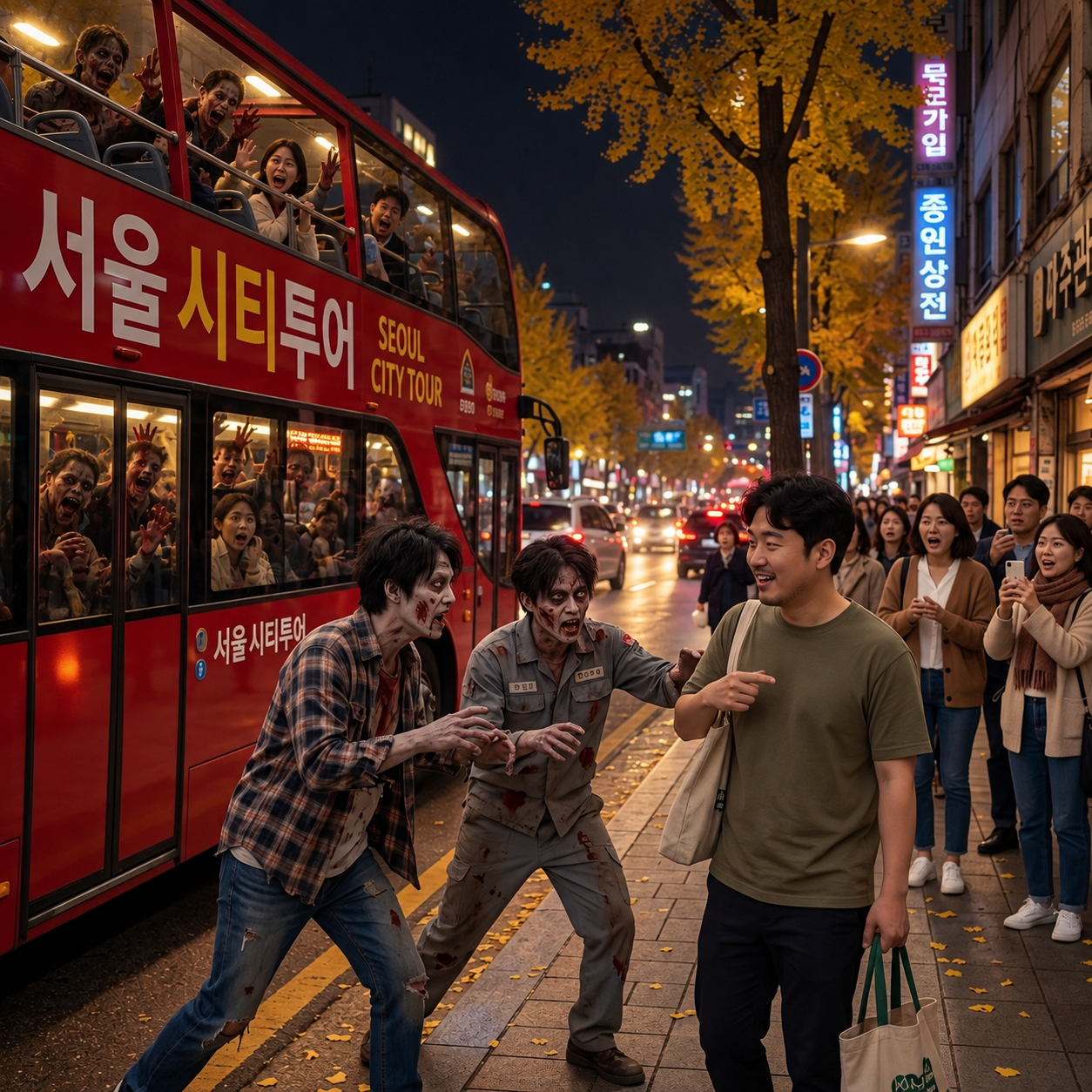 서울 한복판에 좀비 출몰? 시티투어버스가 생존 게임장으로 바뀐다