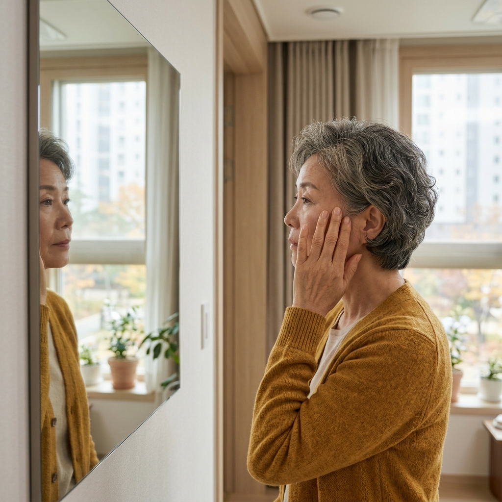 60대 마른 얼굴, 리프팅부터 받았다가 더 늙어 보였다면