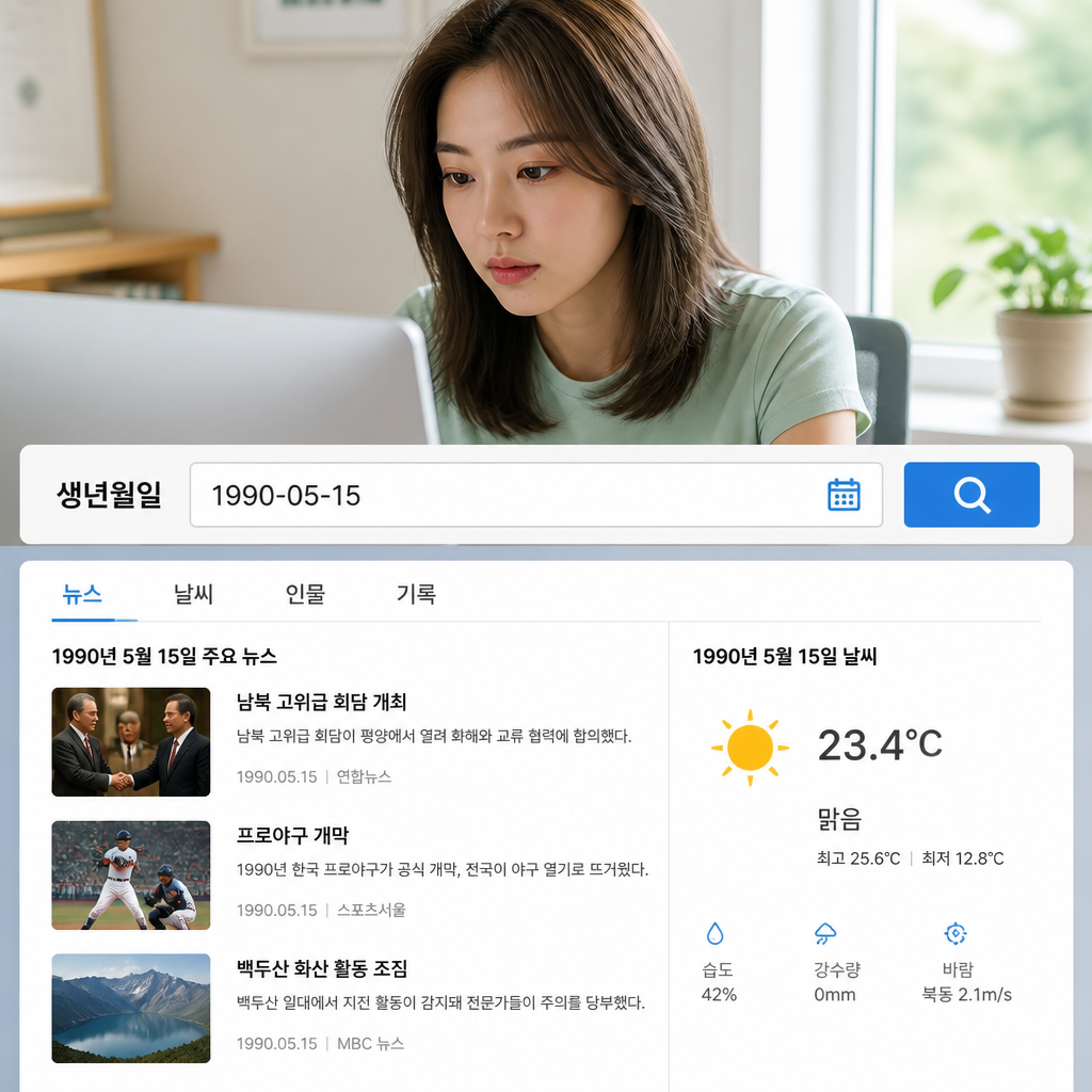 내 생일날 한국에 무슨 일이 있었을까? 요즘 뜨는 '내가 태어난 날의 대한민국'