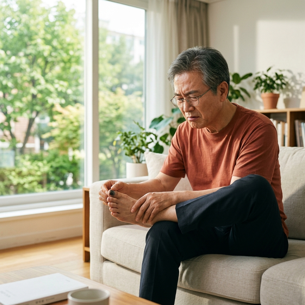 등산 후 검게 변한 발톱 무슨 이유 때문일까?