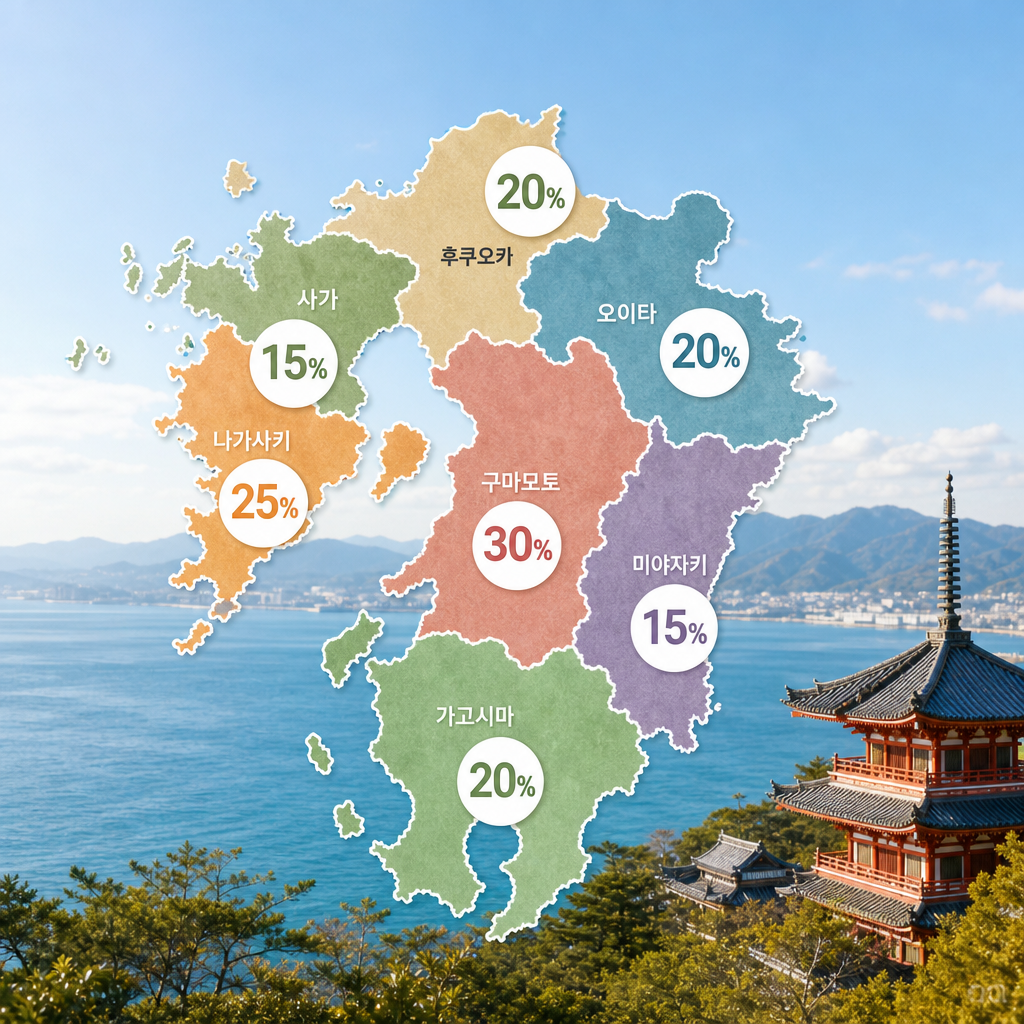 일본 규슈 여행 계획 중이라면 주목, 10월부터 숙박비 최대 60% 할인 적용