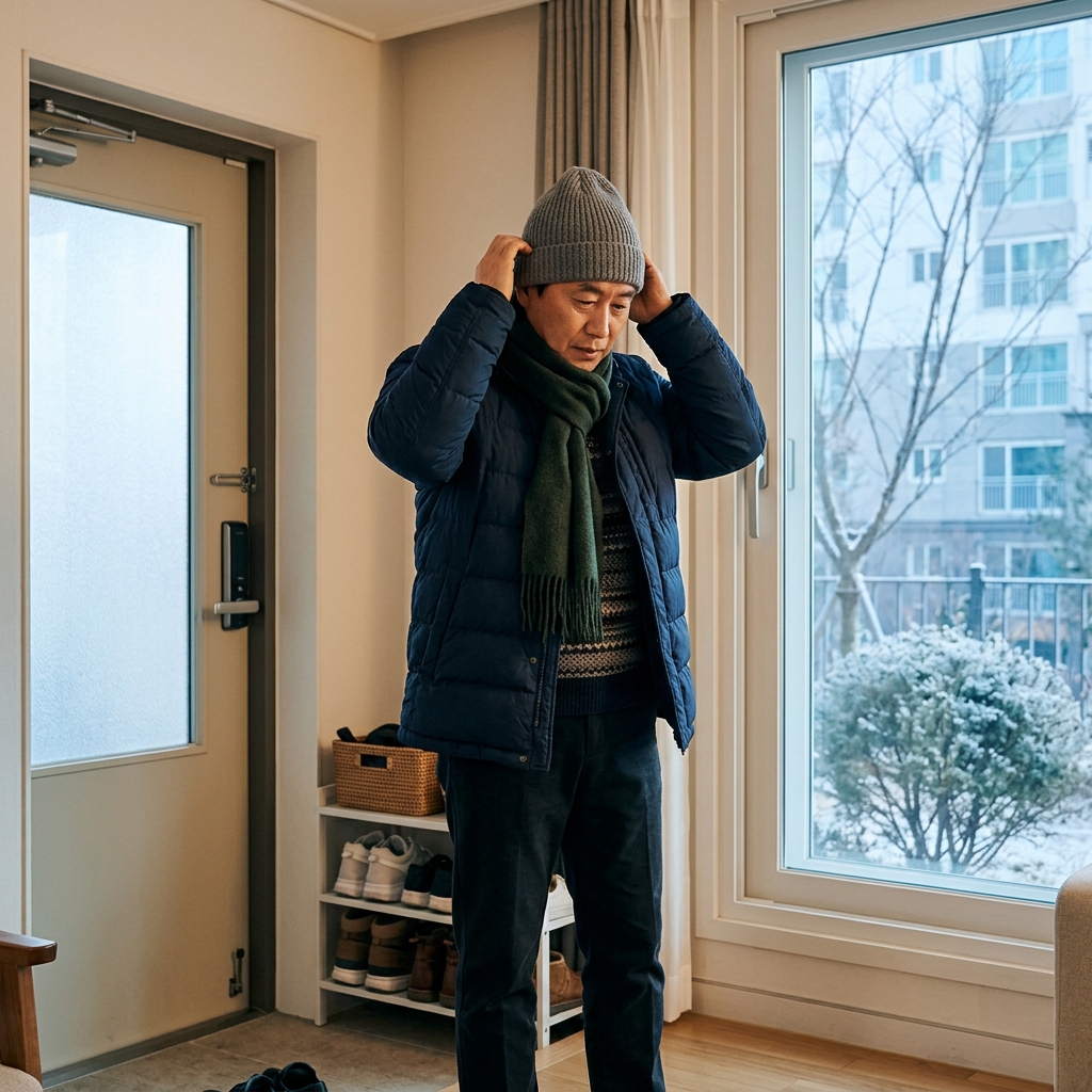 외출 전 머리·목부터 감싸세요…겨울철 혈관 건강 지키는 보온법