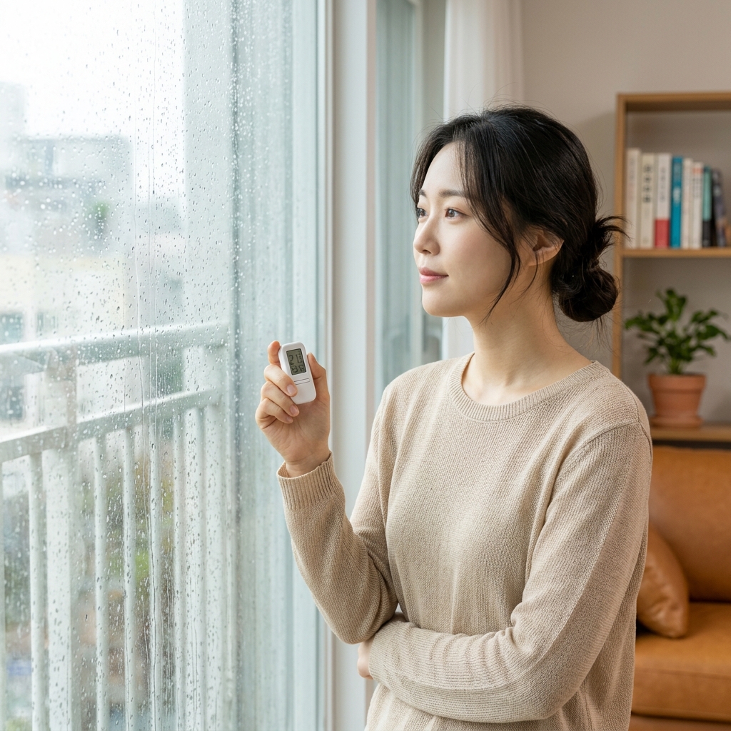 겨울철 창문에 물방울 맺힌다면…실내 습도 40~50%부터 맞추세요