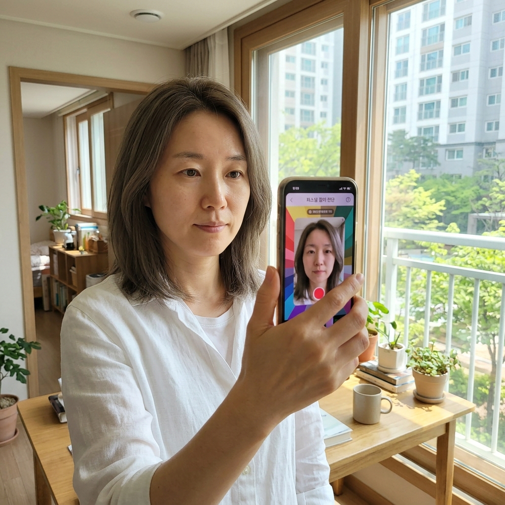 퍼스널 컬러 앱 결과가 자꾸 바뀐다면…카메라 자동 화이트밸런스부터 확인하세요
