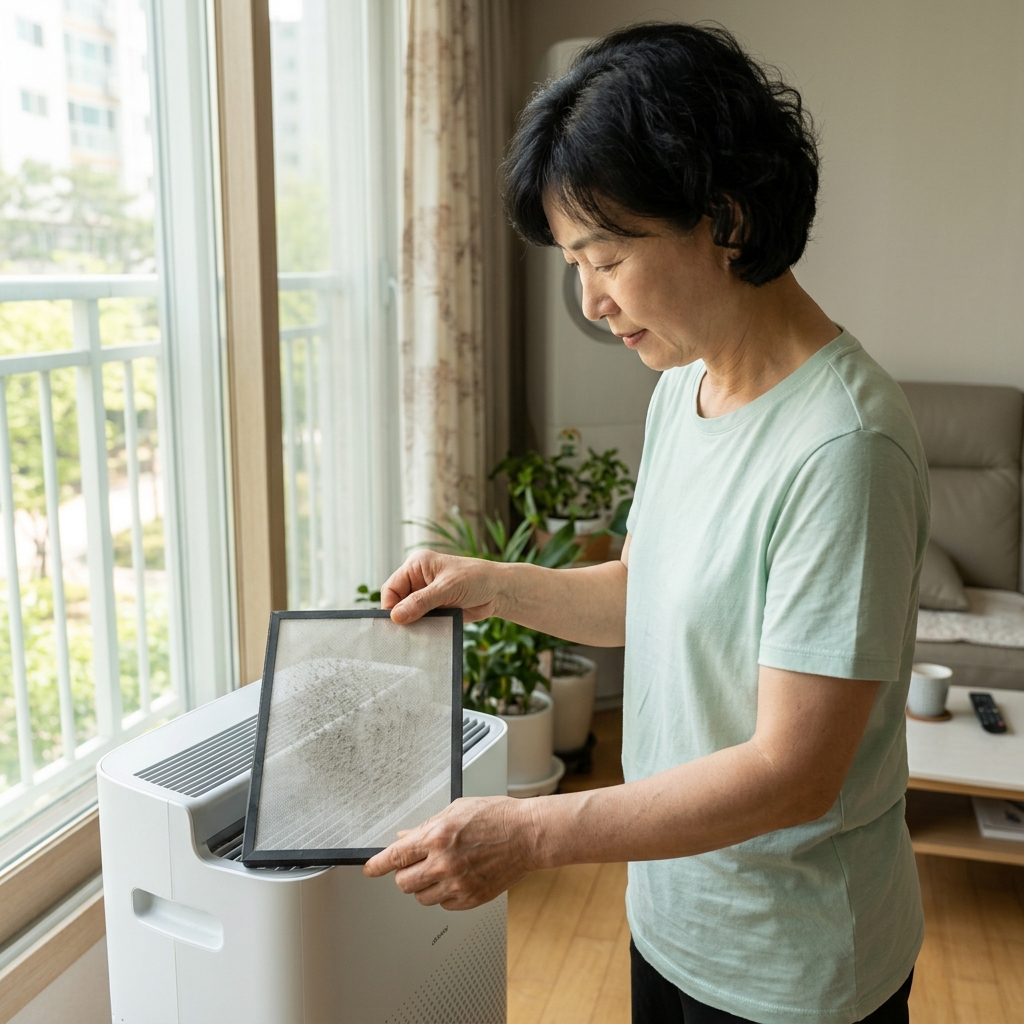 공기청정기 필터 물로 씻었다면…HEPA 필터 관리법 확인하세요