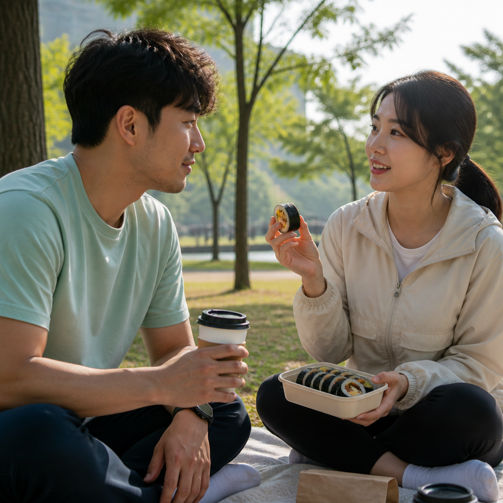Z세대는 아침에 모여 김밥을 먹는다… 부담 없는 '모닝 소셜링'의 등장