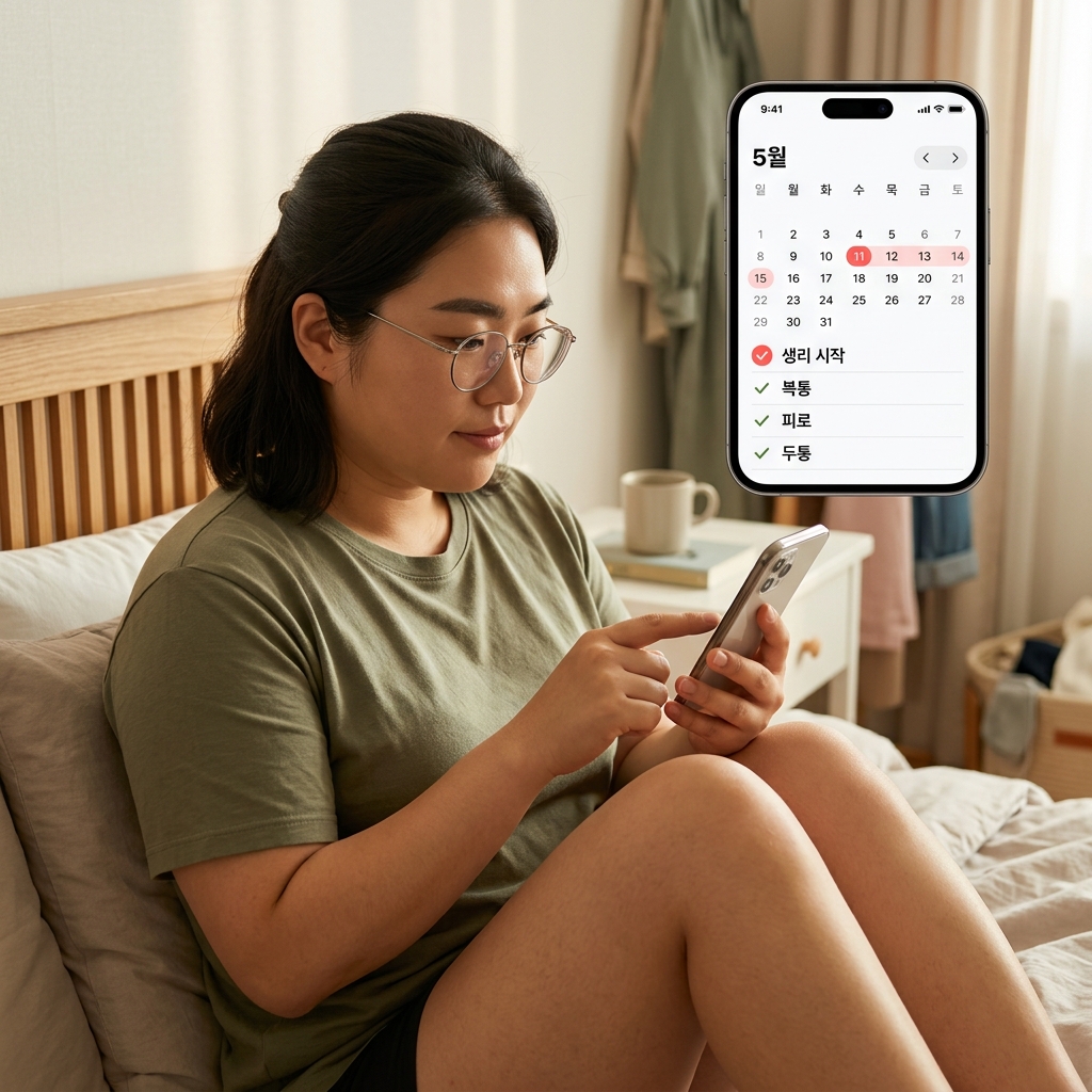 생리 전 감정 기복이 반복된다면…PMS 강도 숫자로 기록해 보세요