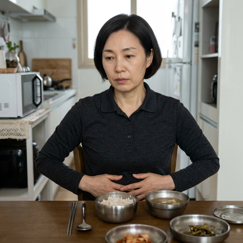 조금만 먹어도 배가 차고 숟가락을 멀리하게 된다…노년층 조기 포만감, 언제 검사받나