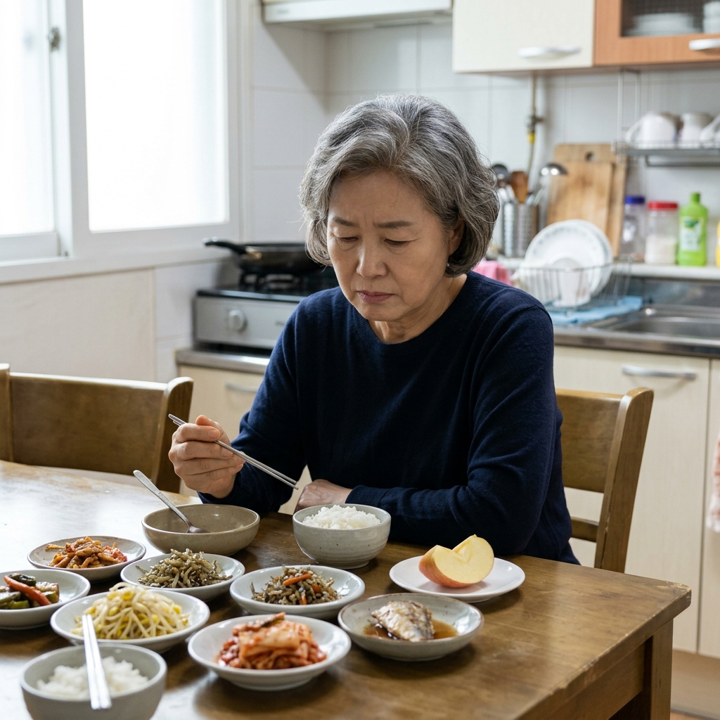 70대 부모님이 과일만 먹는다면, 단백질과 밥부터 챙기세요