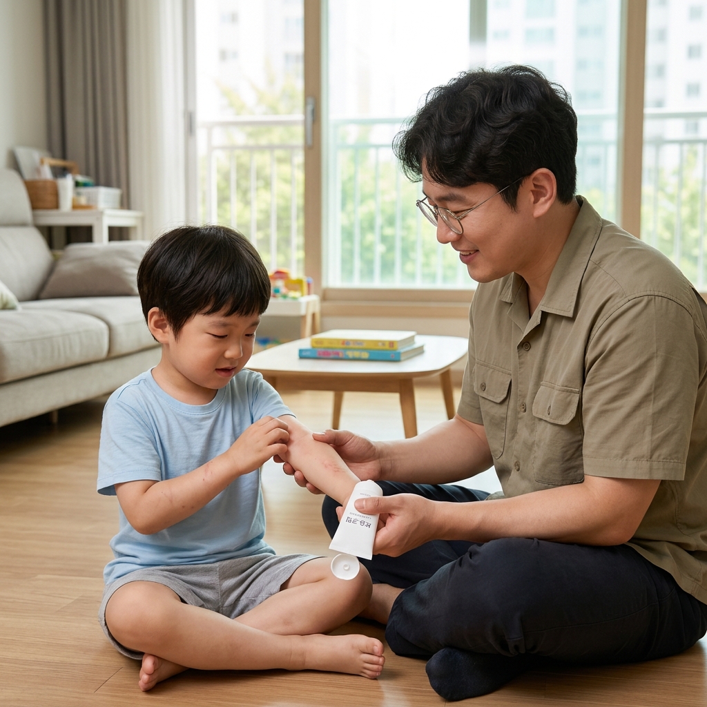 손톱 정리와 순면 옷 착용으로 차단…붉은 반점과 진물 완화 위한 가정 관리법