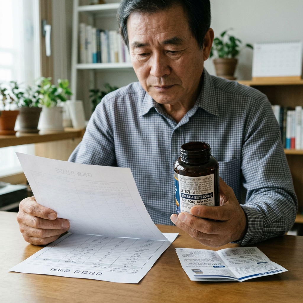 오메가3 영양제, 콜레스테롤 높다고 바로 고르면 안 되는 이유