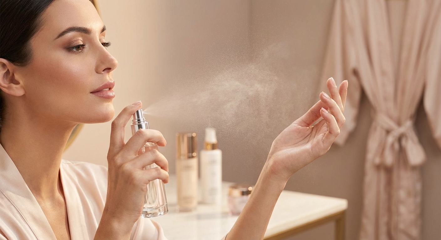 세팅 스프레이 사용법 이미지