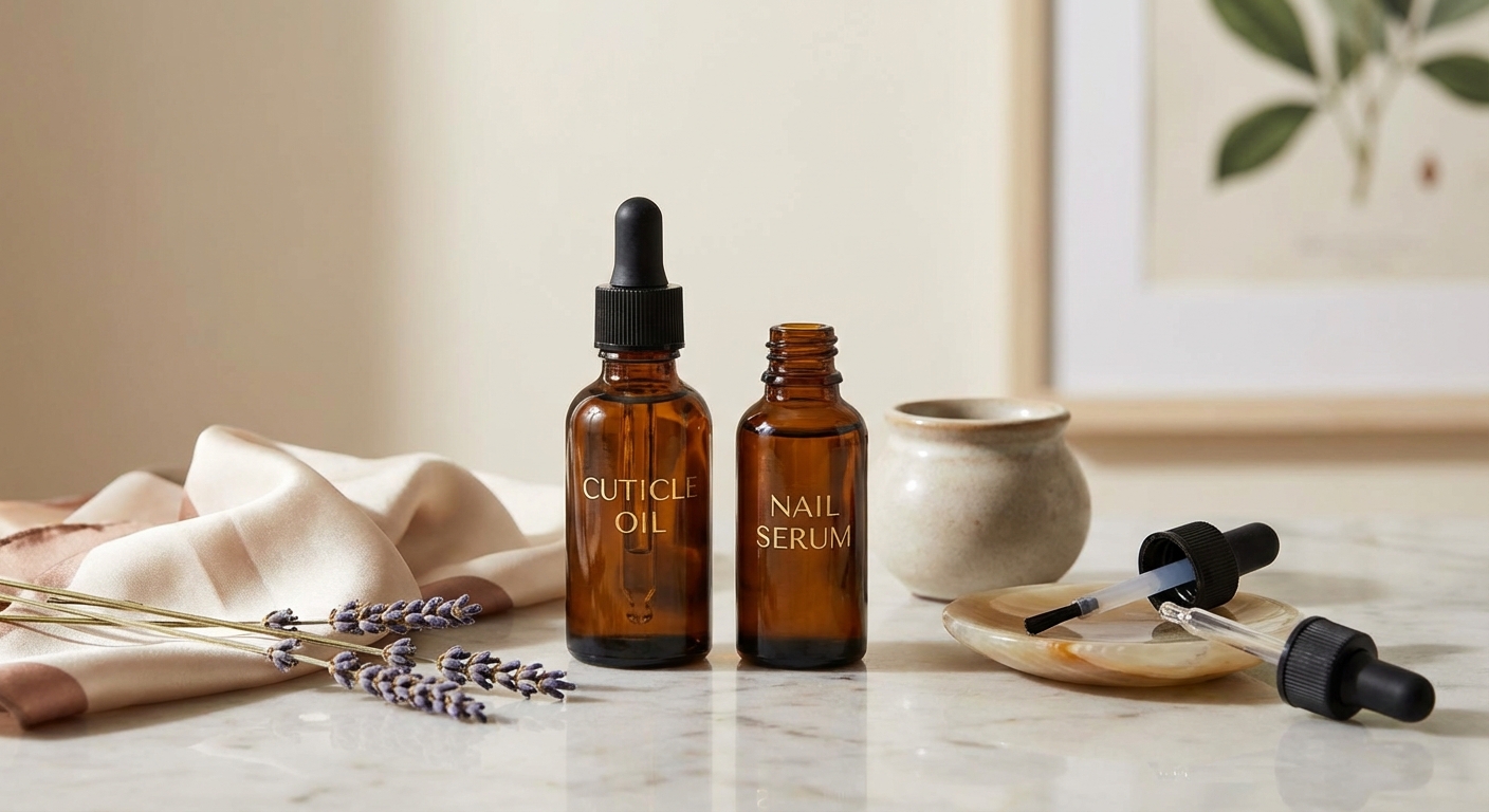 큐티클 오일과 손톱 영양제 제품 이미지