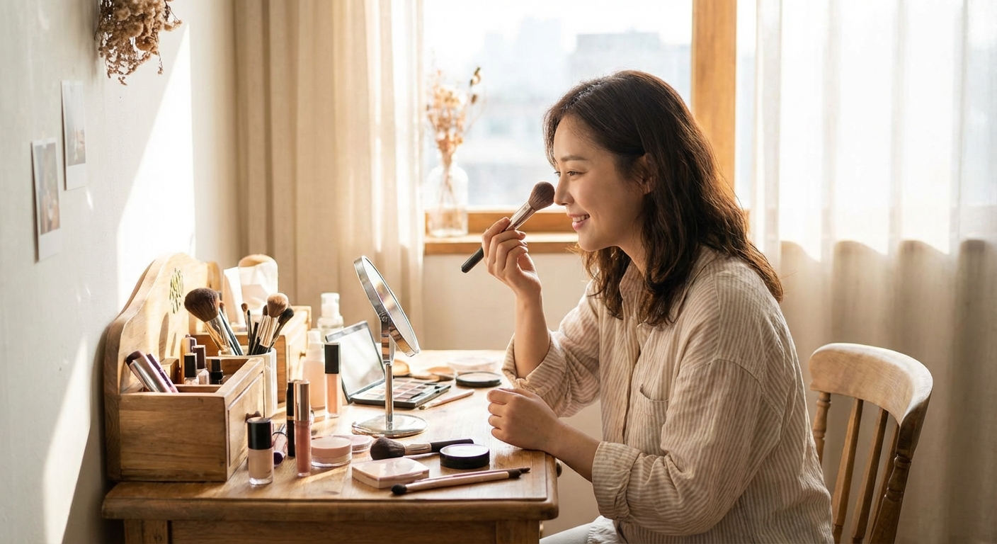 여자들, 화장하는 데 몇 분이나 걸릴까?