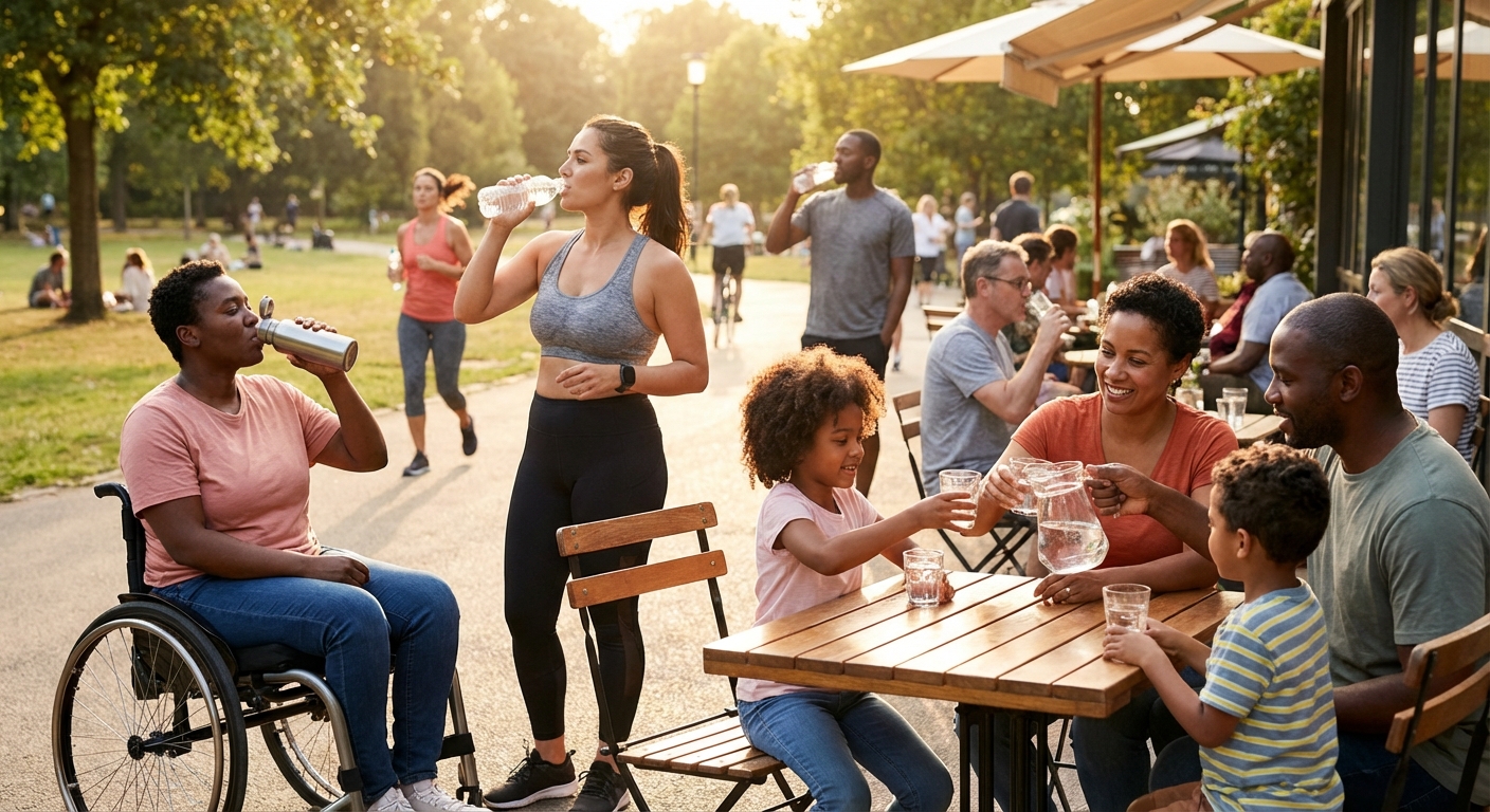 하루에 물 얼마나 드세요? 체형별 맞춤 수분 섭취량 찾기