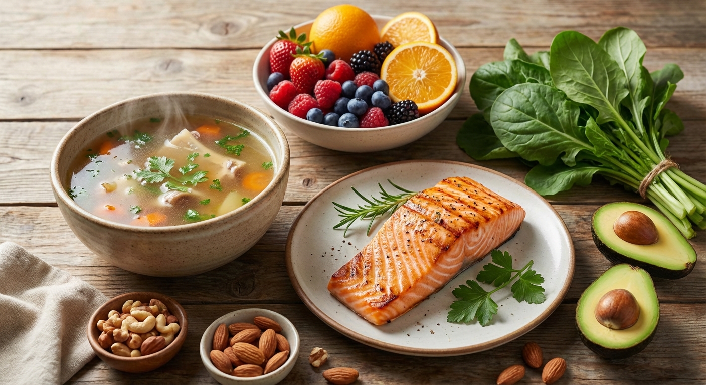 콜라겐 풍부한 음식들