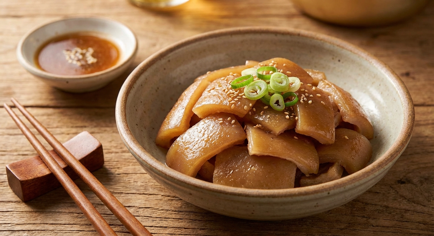 삶은 돼지껍데기