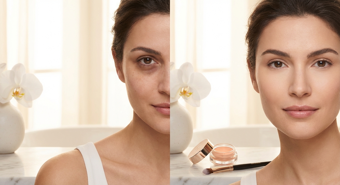 다크서클 보색 컨실러 비포 애프터