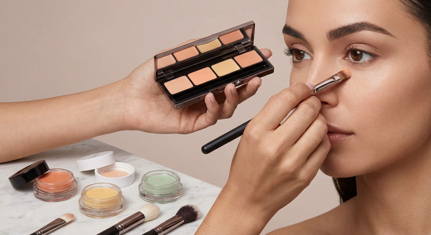 다크서클 커버 보색 컨실러 사용법, 피부톤별 완벽 가이드