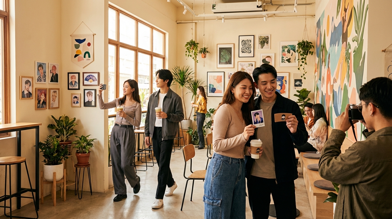 요즘 아이돌 팬들이 생일카페(생카) 투어 다니는 이유