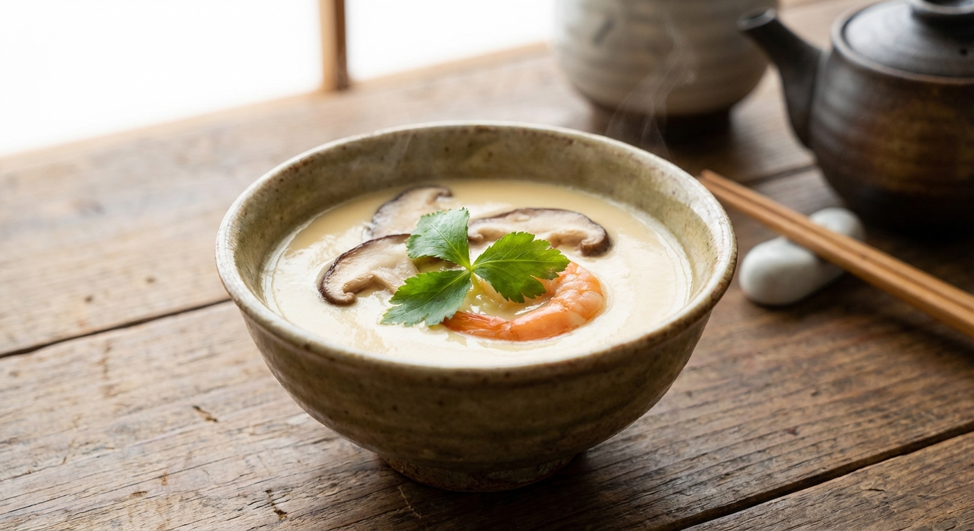 집에서 만드는 일본식 푸딩 계란찜, 탱글탱글 식감의 비밀