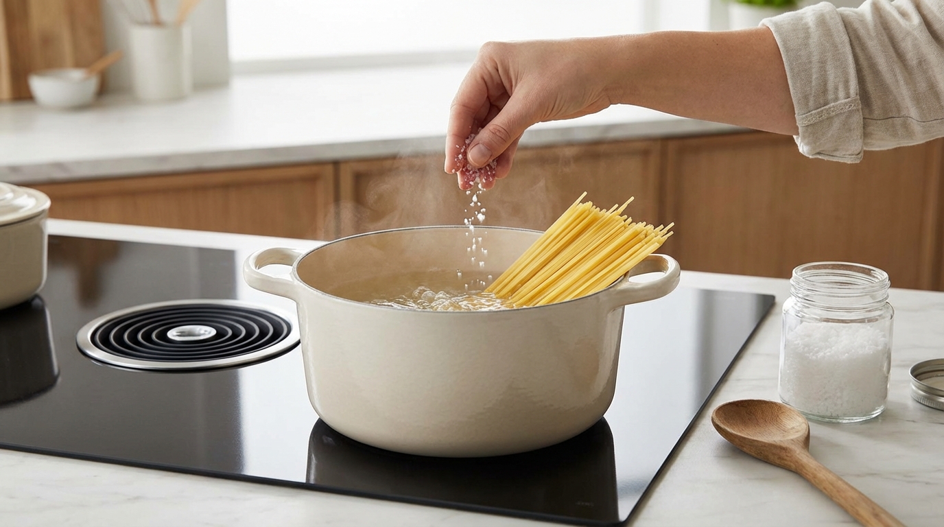 파스타 면 삶을 때 소금 넣기, 왜 꼭 필요할까요?
