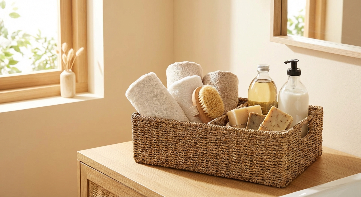 욕실용품 바구니