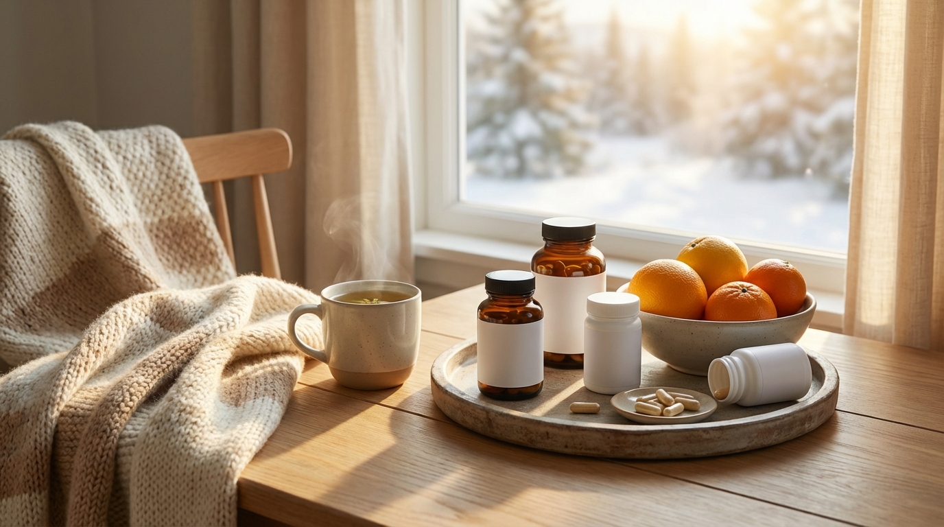 겨울철 필수 영양제, 지금부터 챙기세요
