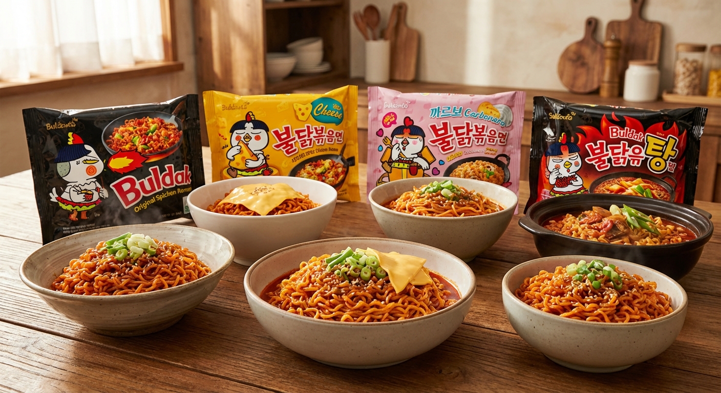 불닭볶음면 시리즈, 생각보다 훨씬 많아요