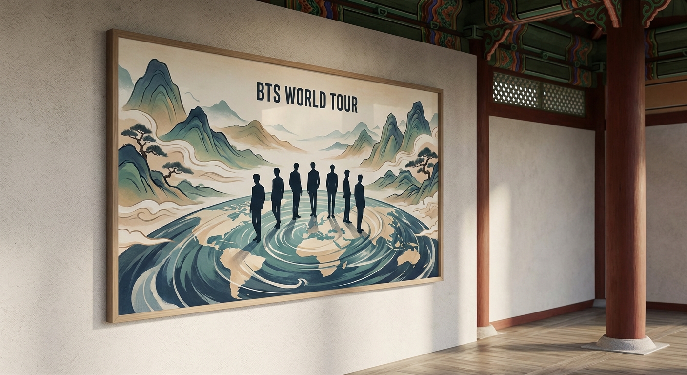BTS 월드투어 공식 포스터