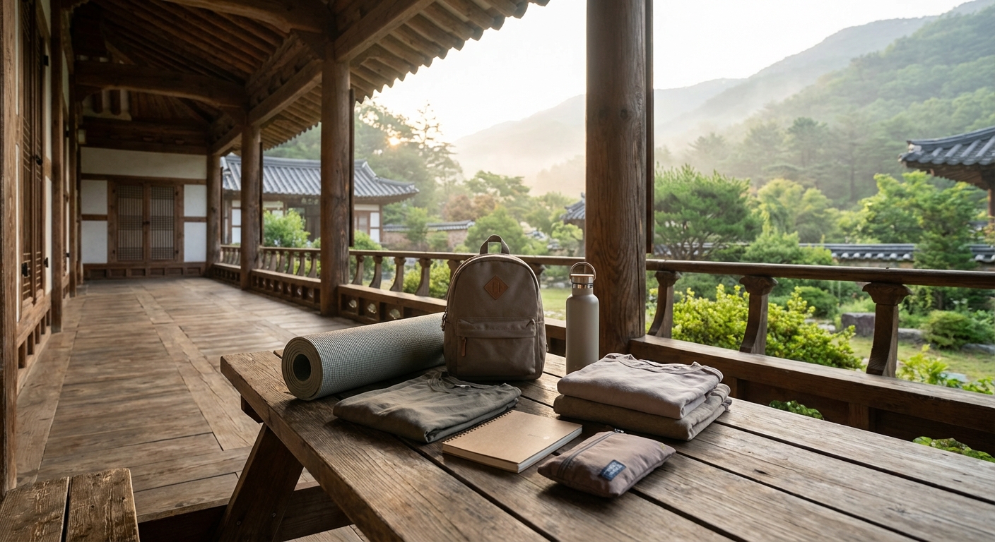 템플스테이 준비물 세트