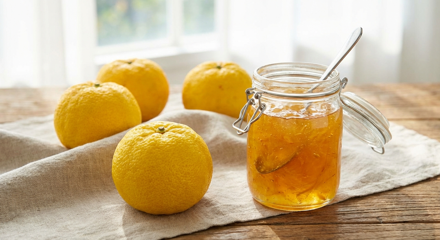 겨울철 보약, 달콤한 유자청 만들기