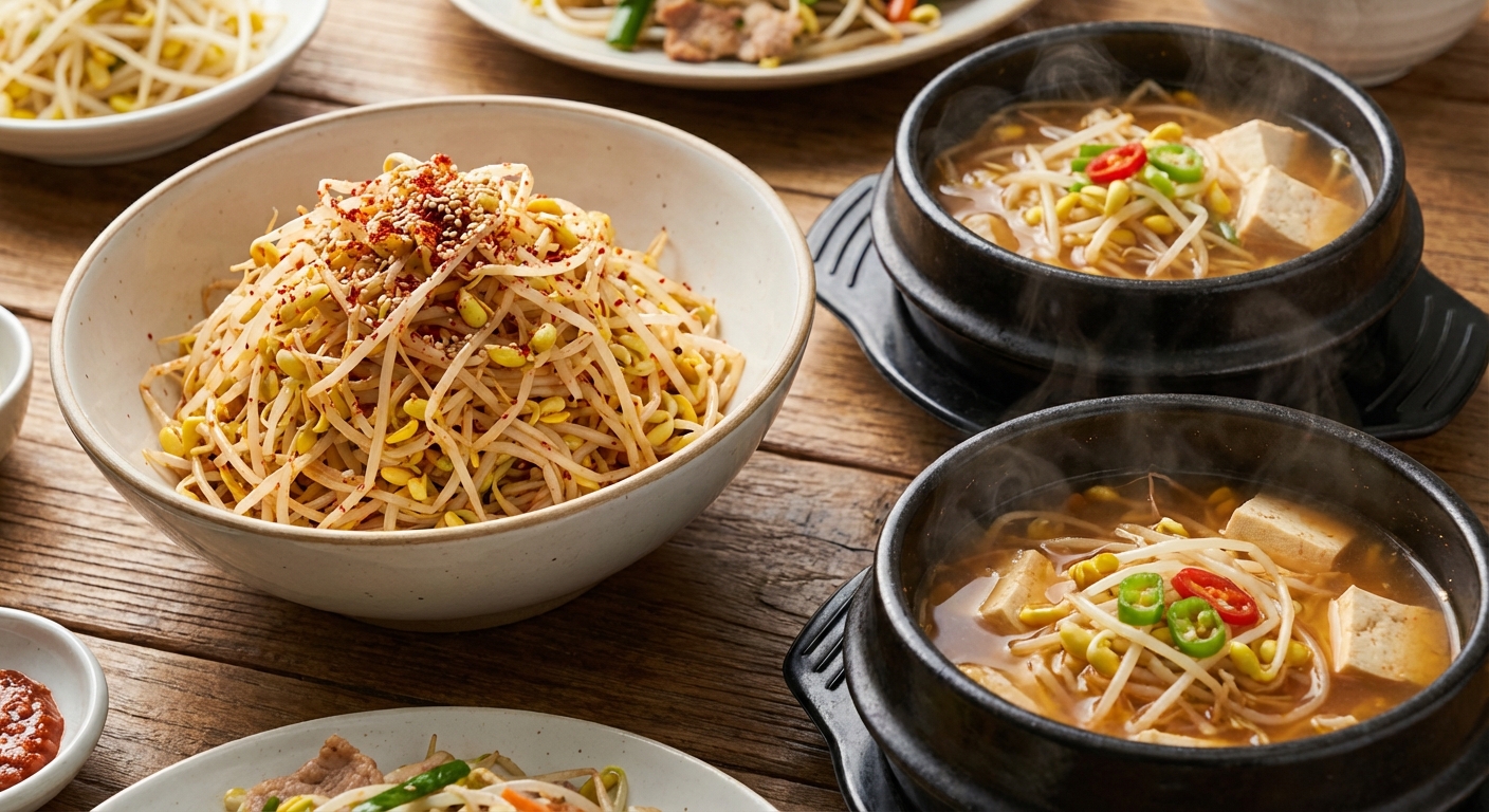 다양한 콩나물 요리