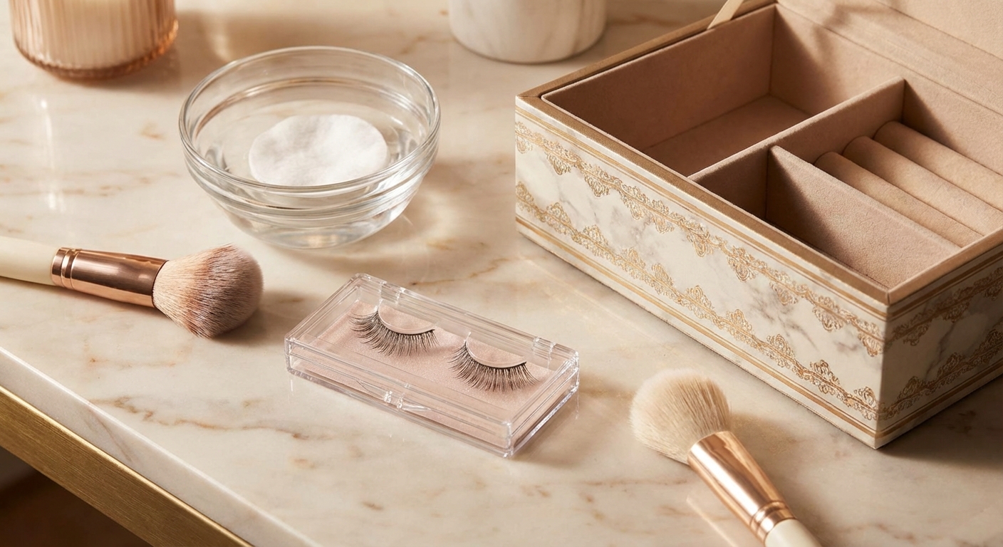 노글루 속눈썹 세척 및 보관 방법