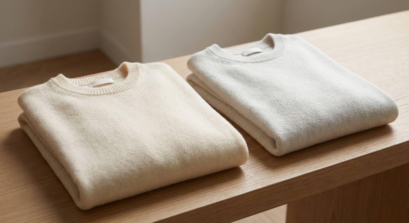 아이보리 vs 오프화이트, 흰색 상의 색감 차이로 완성하는 나만의 스타일