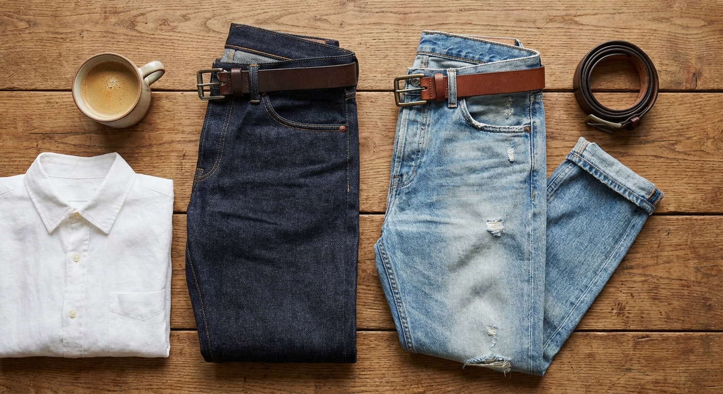 청바지 생지 vs 워싱진, 나에게 어울리는 데님은 무엇일까?