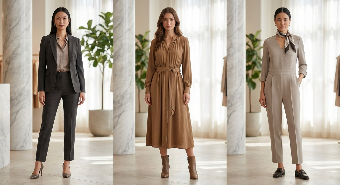 3가지 코디 전신샷