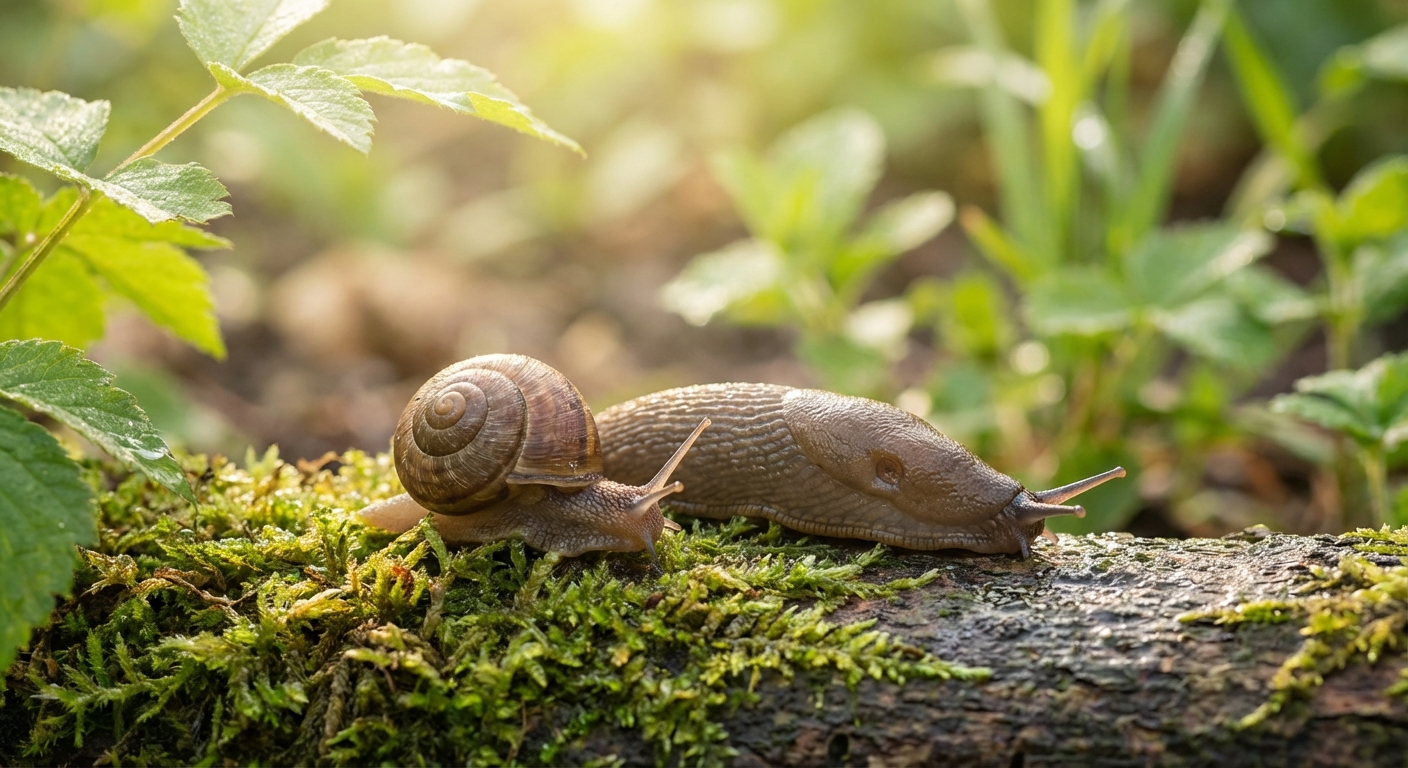 달팽이 vs 민달팽이, 껍데기가 만드는 차이