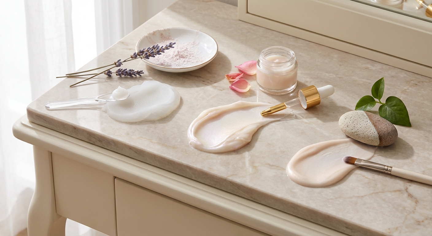 피부 타입별 프라이머 텍스처 비교