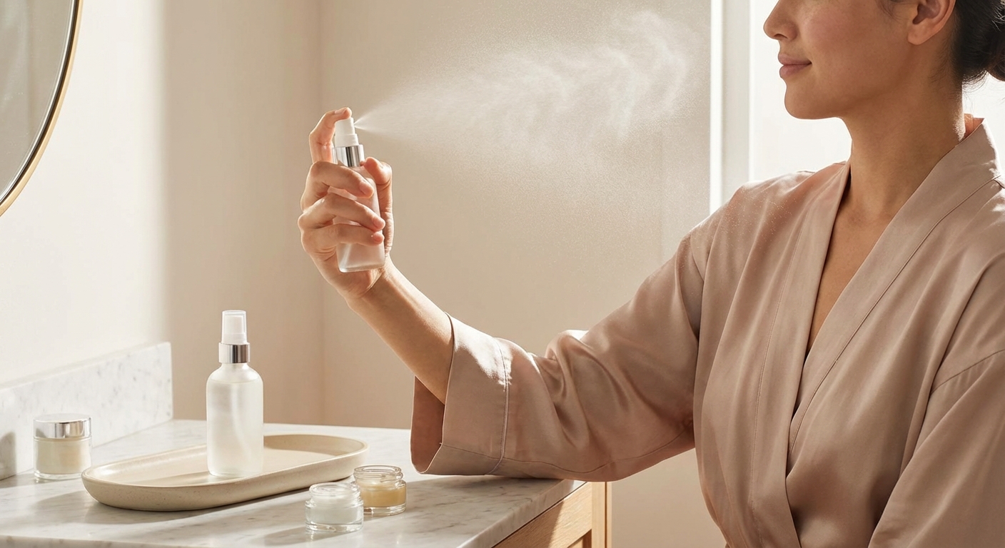 올바른 미스트 사용 방법 시연