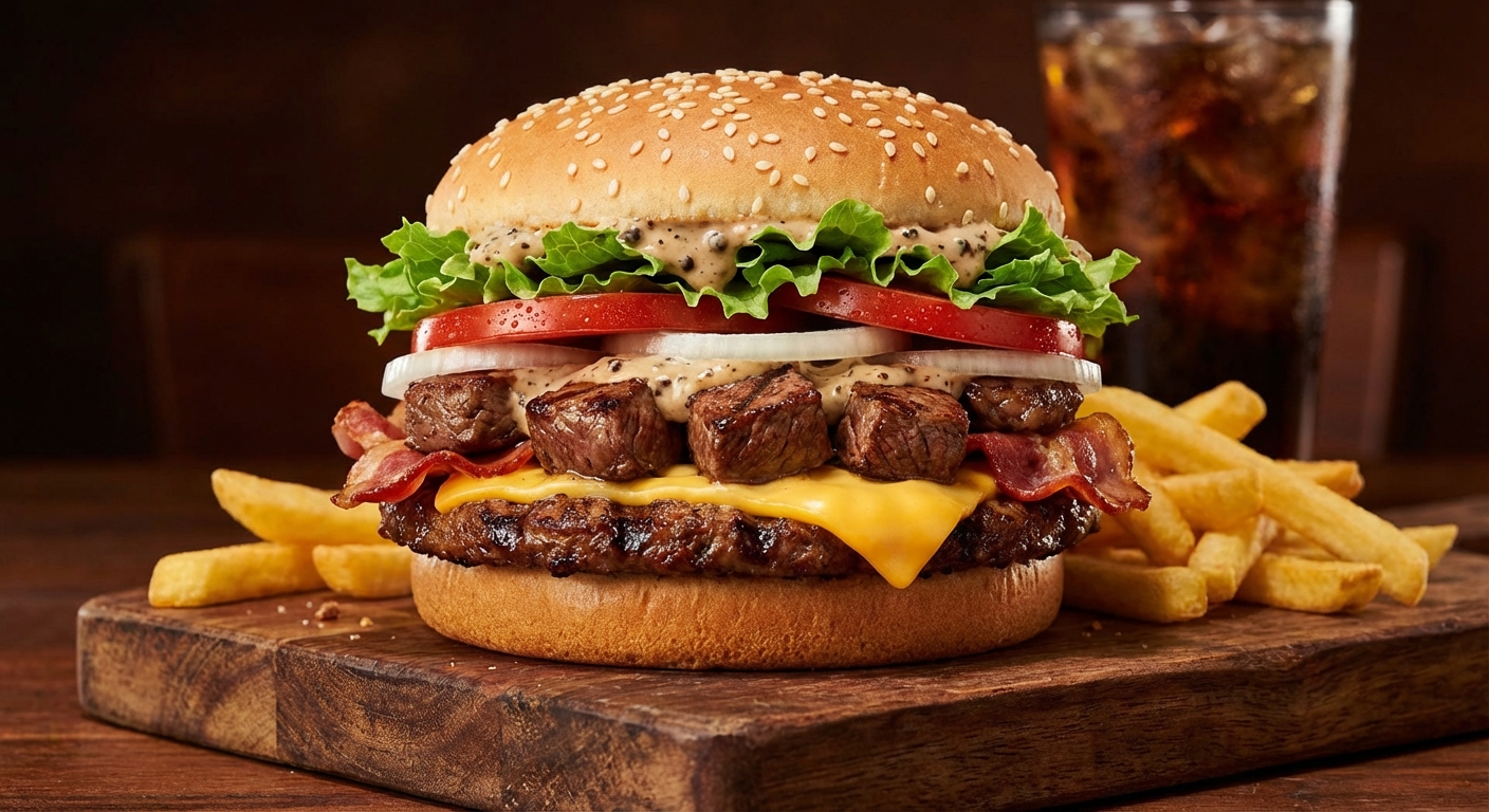 버거킹 '콰트로페퍼 큐브스테이크 와퍼', 프리미엄 버거의 귀환