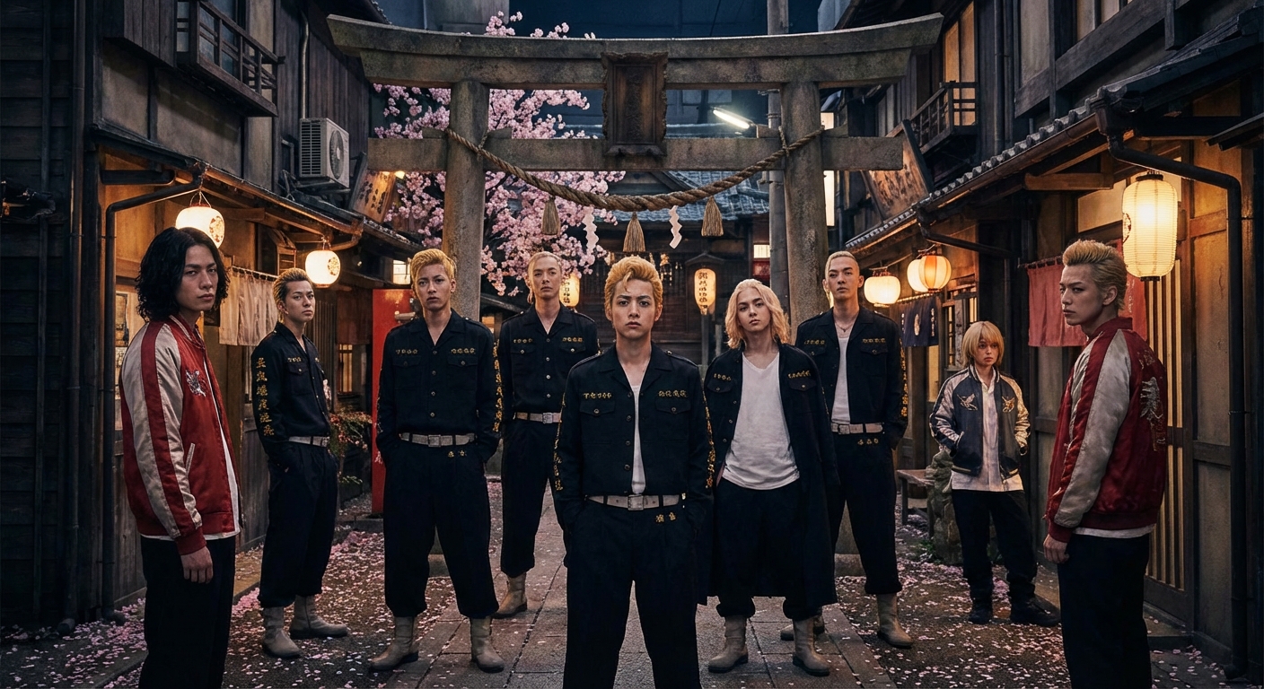 도쿄 리벤져스 주요 장면 스틸컷 혹은 캐릭터 집합 사진