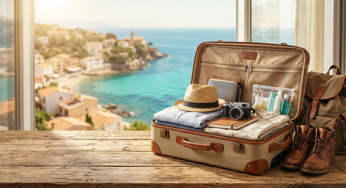 여행 준비물과 캐리어