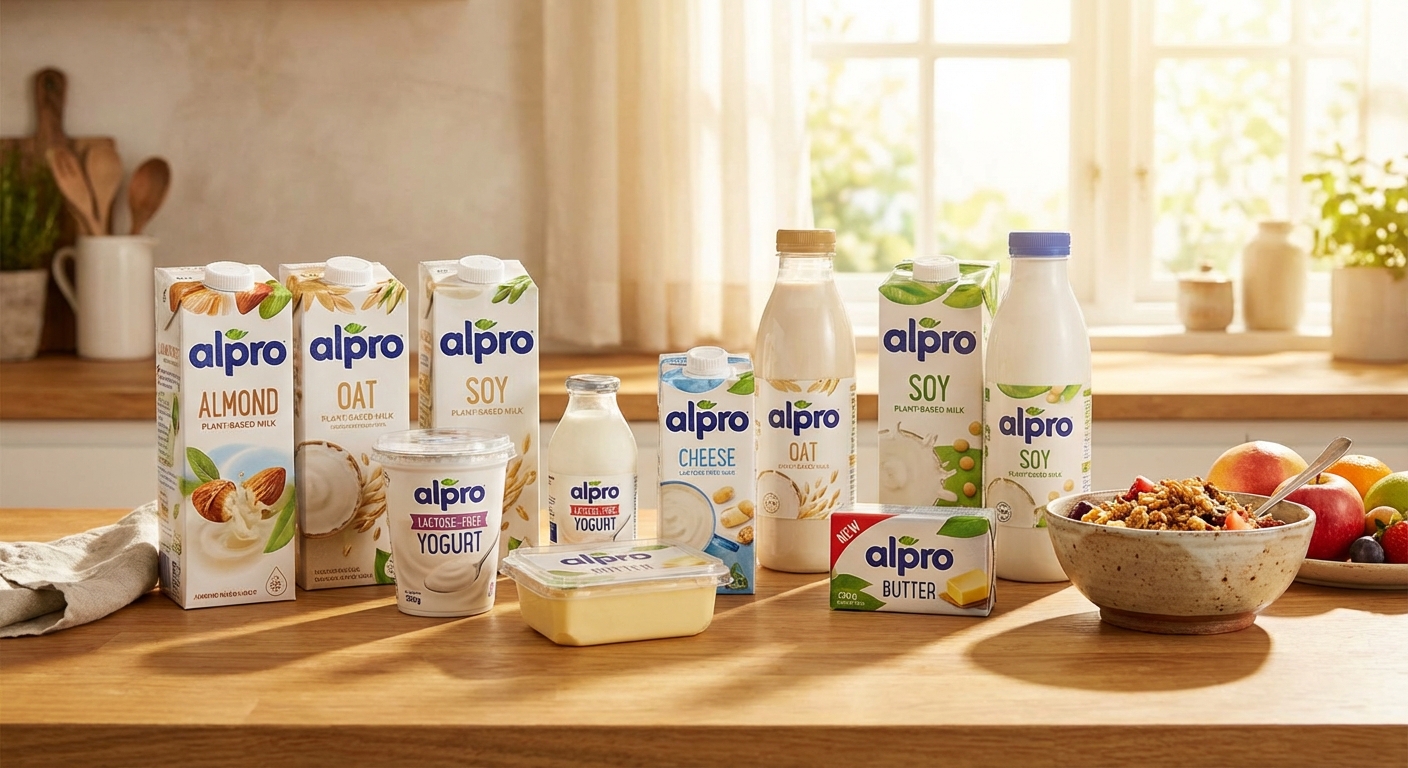 식물성 우유와 락토프리 제품들